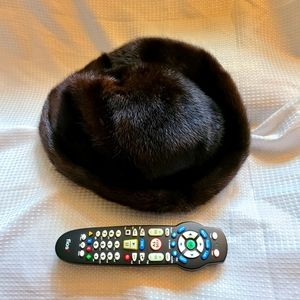 Black Ranch Mink Hat with brim